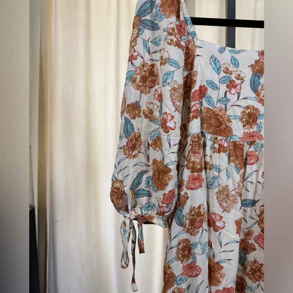 MB Curated by Accent Prone Floral Dress - Boho Peasant Style - Picture 4 of 10